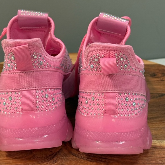 Sparkly Pink Sneakers‎ by Belos  Size 8 Memoryfoam - Picture 6 of 8